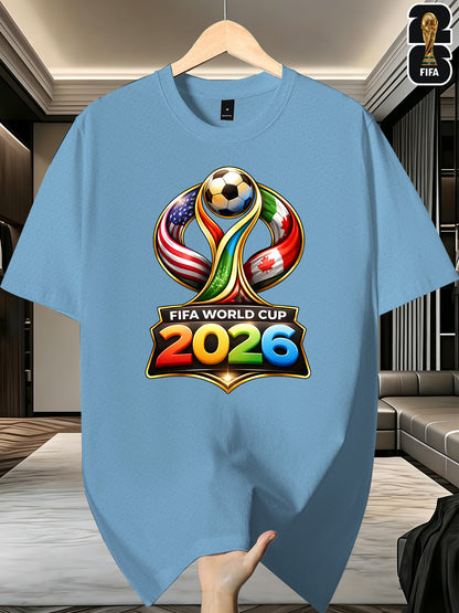 Men's FIFA 2026 World Cup Cotton Blend Casual T-Shirt