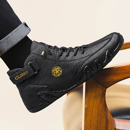 Men's High-Top Casual & Sports Ankle Boots with Rubber Sole