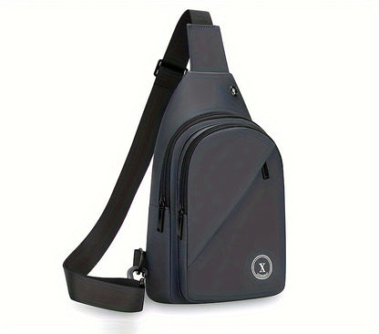 Men'S Chest Bag with Large Capacity, Stylish Crossbody Bag That Allows for Versatile Carrying Options, Perfect for Outdoor Sports And Travel.