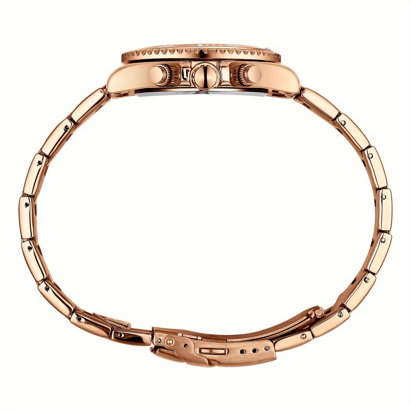 Rose Gold Women’s Fashion Watch with Stainless Steel Band