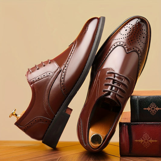 Men's Carved Business Formal Casual Shoes 6661