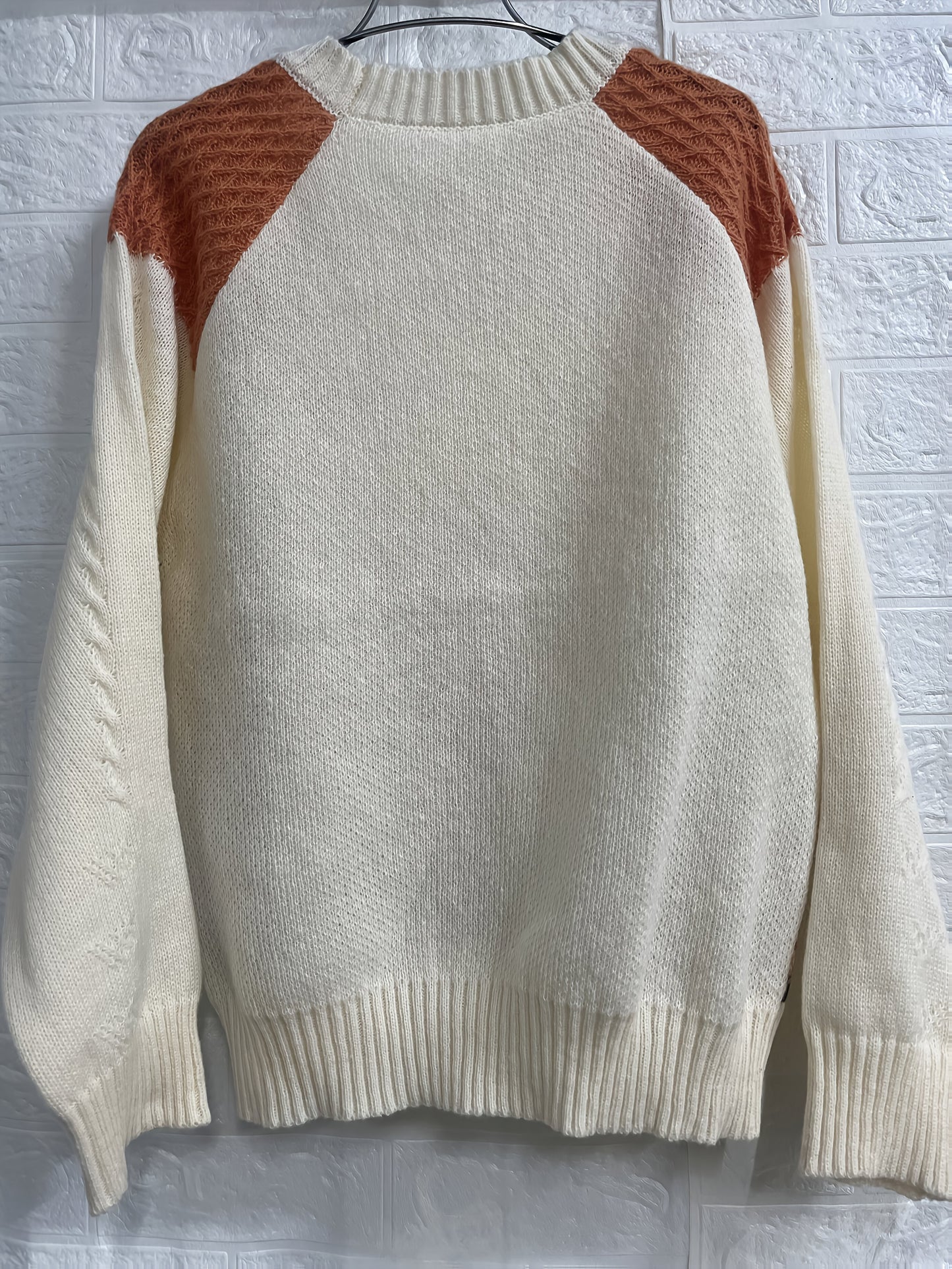 Women's 2025 Winter Knitted Christmas Sweater: Santa Claus Print and Shoulder Paneling - Cozy Sweater, Warm Holiday Fashion for Holiday Parties, Christmas Gift for Women (Loose Fit)