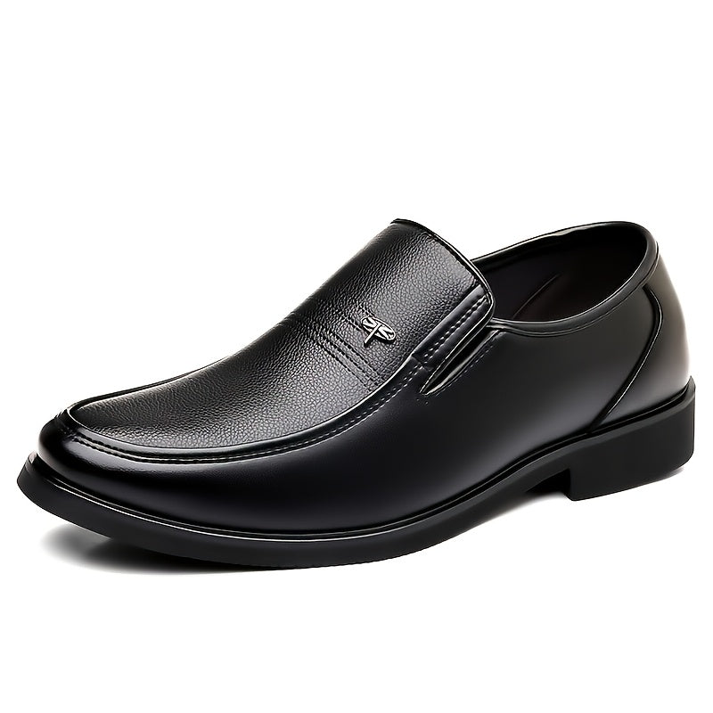 Men's Breathable Split Leather Loafers for Business & Casual