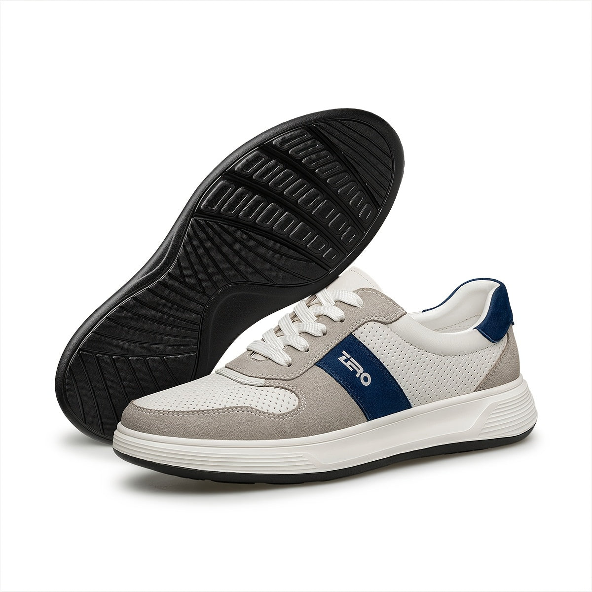 ZRO Zero Degree Men's Lightweight Breathable Leather Sneakers