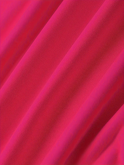 Women's Rich Red Christmas Sweatshirt - Thick Warm Winter Pullover for Holiday Party Outfits, Non-Stretchy Round Neck Sweater, Machine Washable Cold Weather Clothing Gift for Her, Festive Sweater, Santa Hat Design, Soft Textu