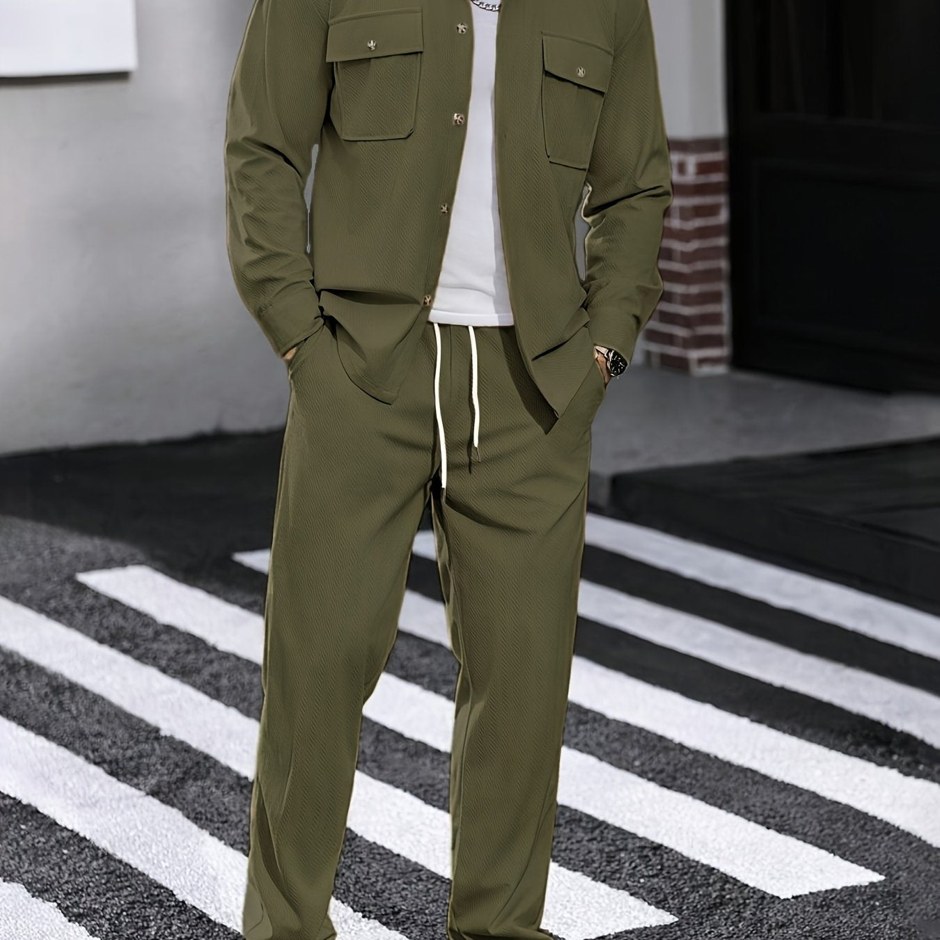 Cross-border Men's Casual Sportswear Set