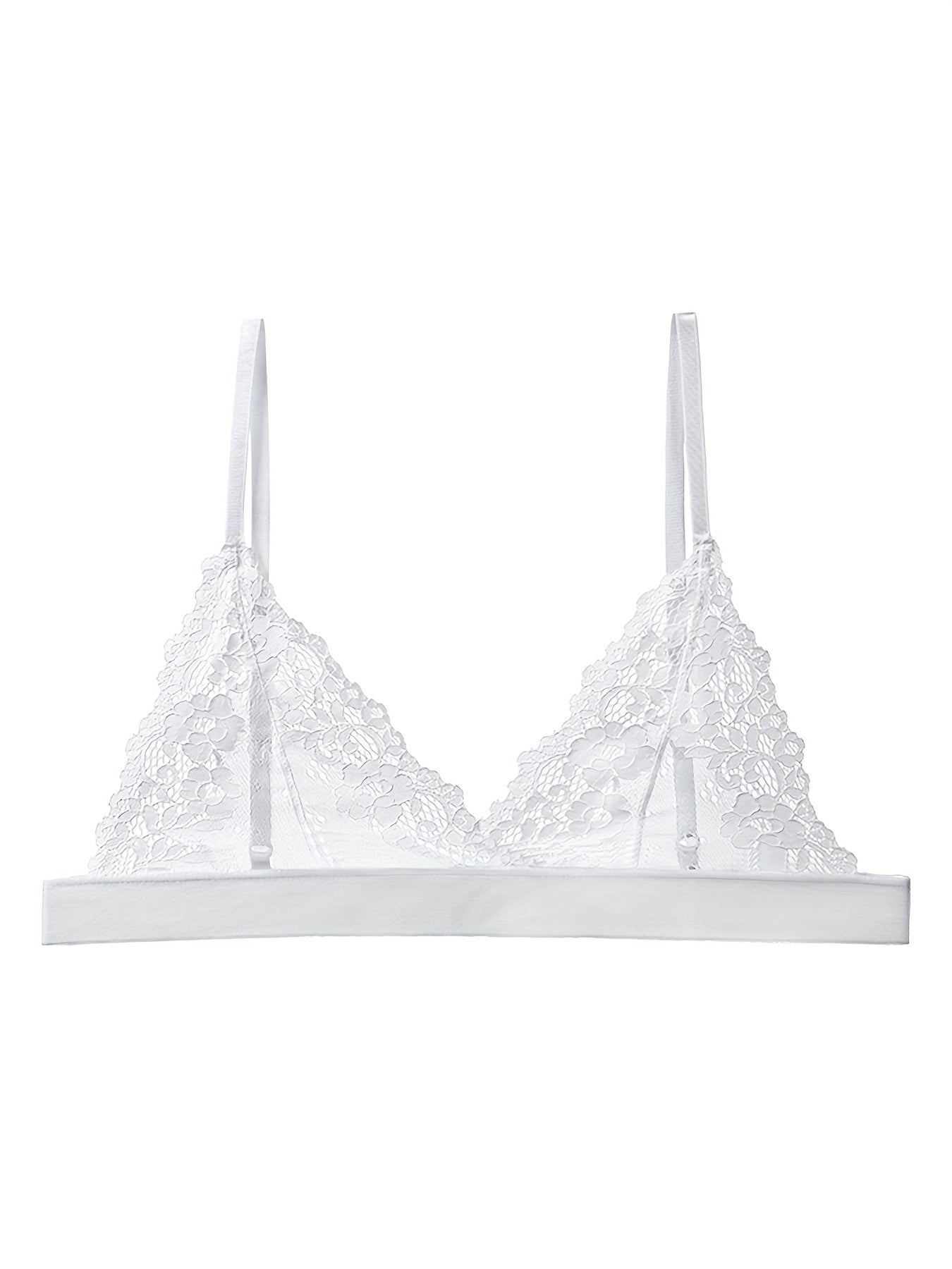 Sexy Lace Wireless Lingerie Set with Thong for Women