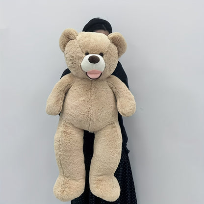 95Cm/37.4In Cartoon Plush Doll Large Bear Stuffed Toy Home Essentials Soft Plush Animals Big Bear Home Decor Party Adorable for Children Ideal Gift for Birthdays And Holidays