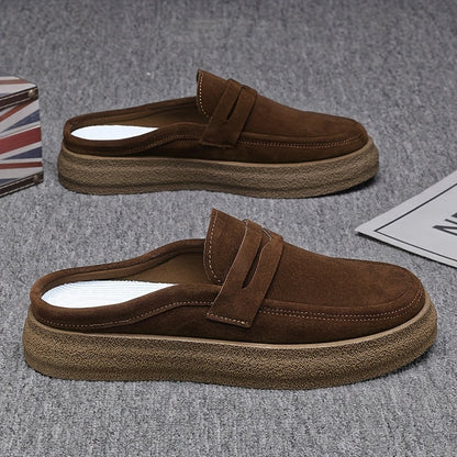 Men's Spring Outdoor Slip-On Thick-Soled Casual Slippers