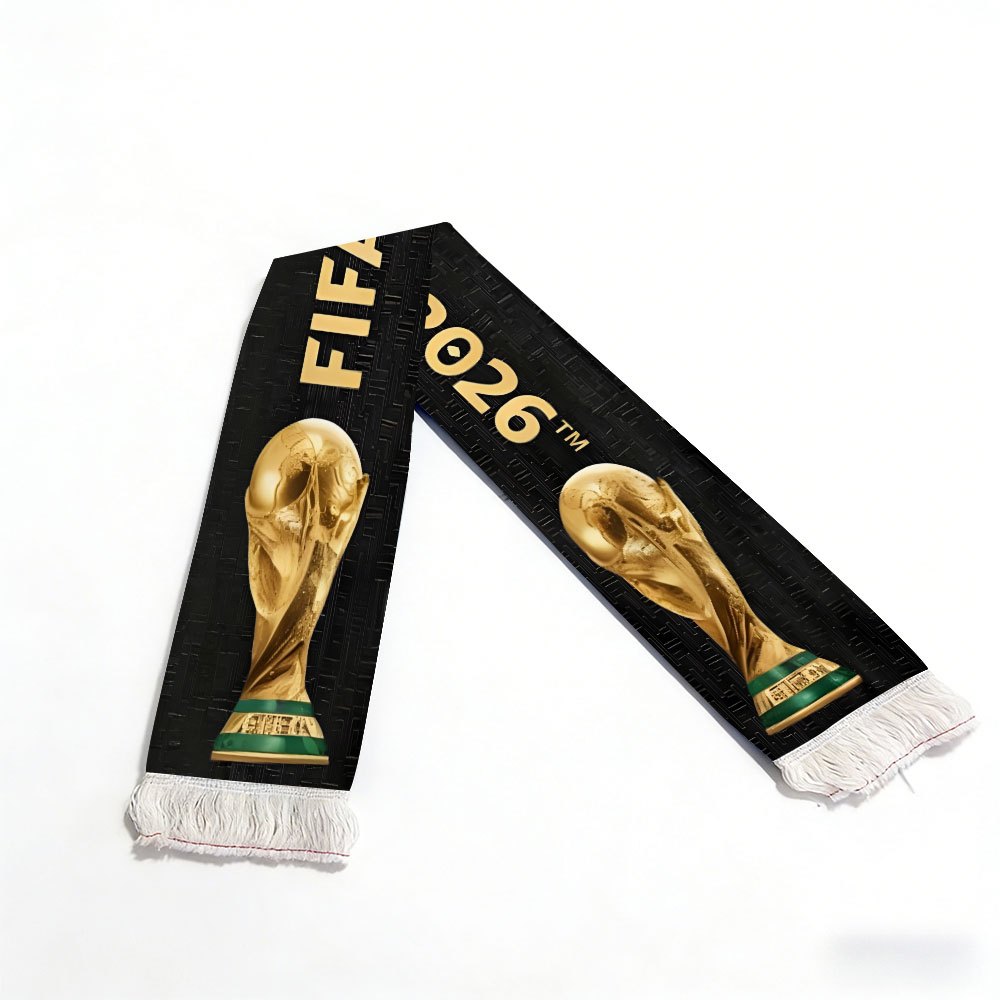 FIFA 2026 World Cup Football Fan Scarf, Knit Polyester