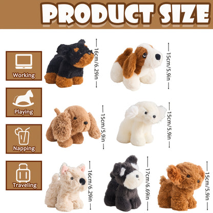Charming And Lovable Plush Dog Toys, a Delightful Collection of Mini Stuffed Animals Perfect for Office Decoration, Birthday Celebrations, Halloween Gifts, And Home Embellishment