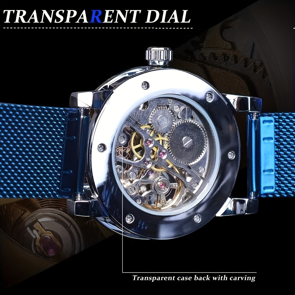 A Genuine Mechanical Watch With A Hollow Design For Men, A Stylish And Cool Famous Watch, A Tech-savvy And Luxurious Hot Sale Men's Watch, A Casual And Versatile Branded Wristwatch.