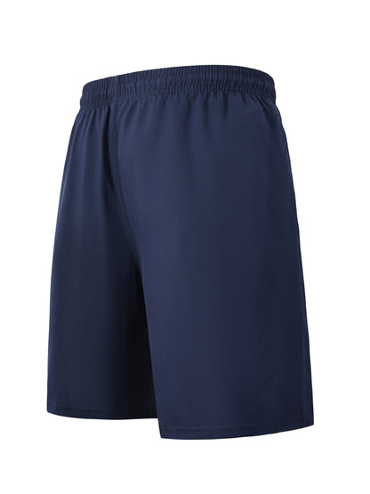 Men's Casual Swim Trunks with Elastic Waistband and Zipper Pocket