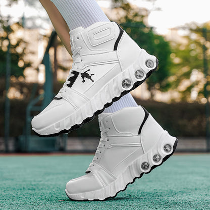 Men's All-Season Mid-Top Outdoor Running Shoes with EVA Cushioning