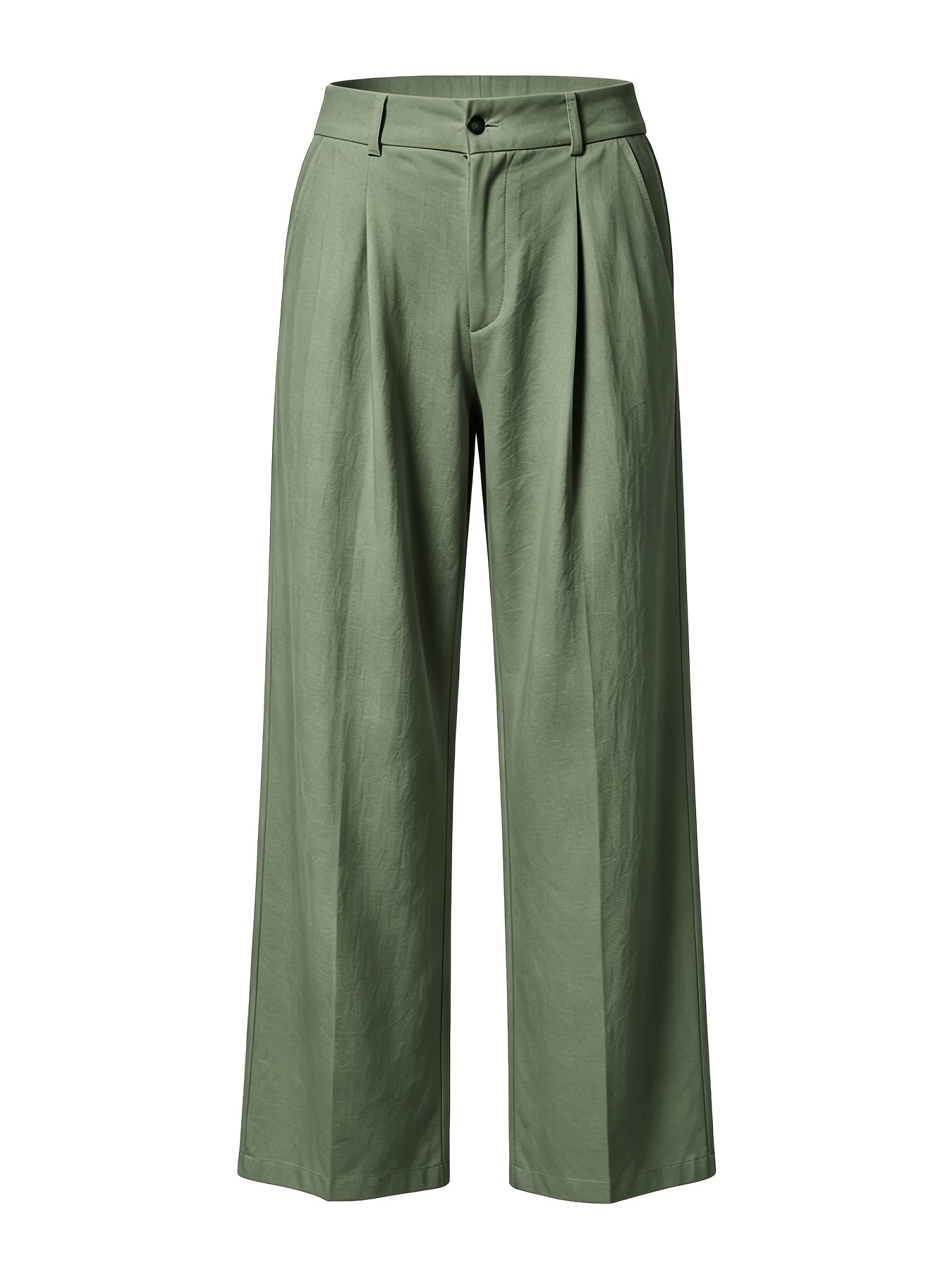 Men's Linen Casual Trousers, Lightweight Breathable All-Season