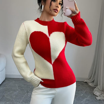 Women's Elegant Sweater Sweationnaire - Winter Warm Round Neck Solid Color Pullover, Regular Fit Cozy Sweaters for Fall/Winter, Versatile Casual & Dressy Outfits (Hand Wash/Dry Clean) - Elegant Special Line Collection