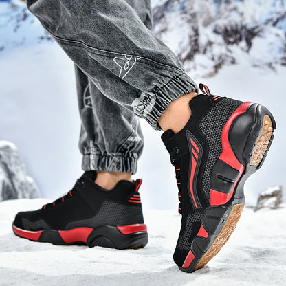 Men's & Women's Heavy-Duty All-Season Ankle-High Winter Boots Sneakers - Thick Warm Traction Rubber Sole, Casual Outdoor Shoes for Snow, & Daily Wear, Shoes For Men, Trainers, Trainers For Men, Sneakers Shoes For Men, Winter