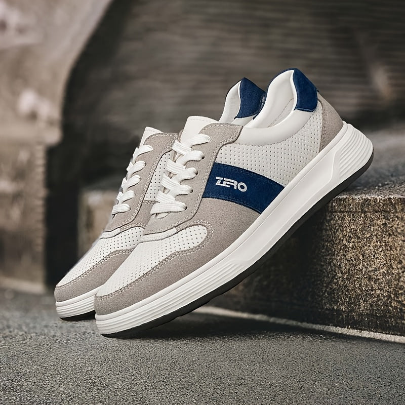 ZRO Zero Degree Men's Lightweight Breathable Leather Sneakers