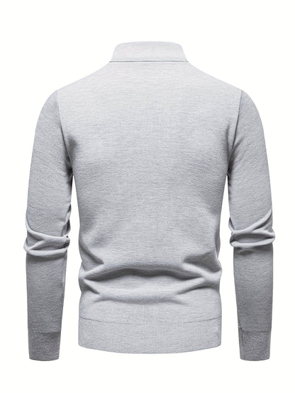 Men'S Lightweight Breathable Zip-Up Jacket - Casual Outdoor Windbreaker with Kangaroo Pocket, Soft Shell Design for Hiking, Fishing, Gym & Streetwear - Spring/Fall Layering Essential, Fishing Attire, Stylish Stand Collar, Dur