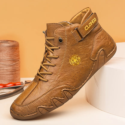 Men's High-Top Casual & Sports Ankle Boots with Rubber Sole