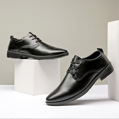Men's Lace-Up Oxford Dress Shoes, Comfortable Non-Slip Formal Shoes