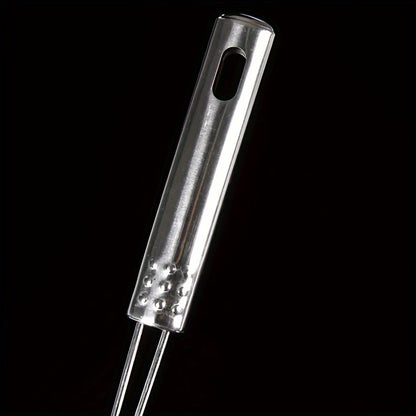 Stainless Steel Strainer Ladle with Handle - Durable Wire Skimmer Spoon for Cooking, Frying & Kitchen Use