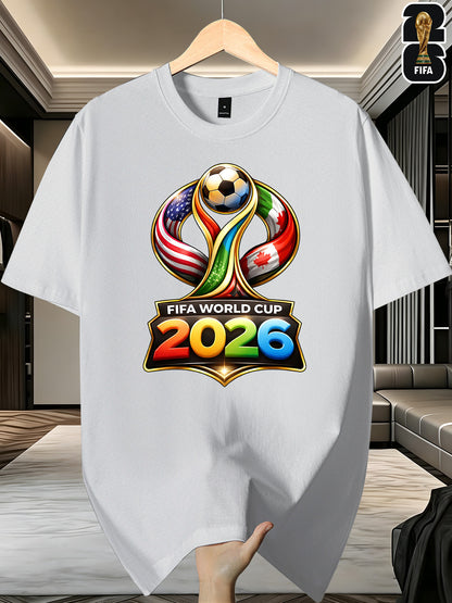 Men's FIFA 2026 World Cup Cotton Blend Casual T-Shirt