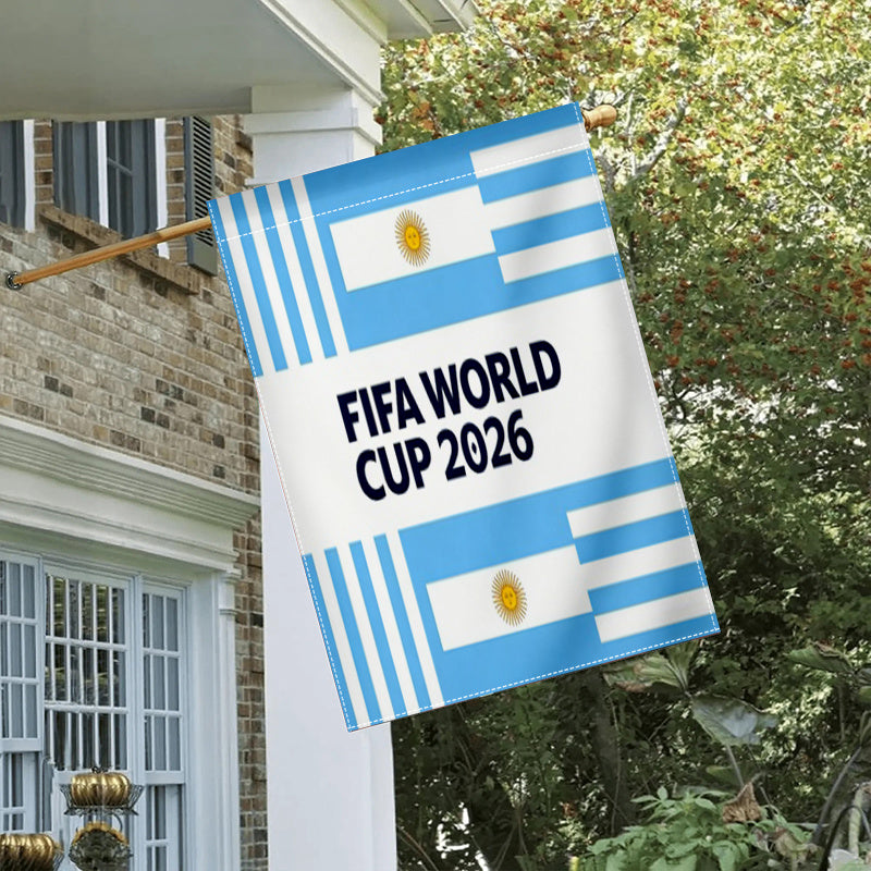 2026 World Cup FIFA Garden Flag with Argentina Design