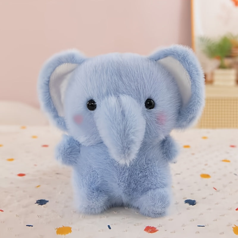 1pc Adorable Bear/Rabbit/Panda/Elephant/Pig/Sheep Plush Toy - Soft Cuddly Stuffed Animal Suitable for Birthdays, Weddings, for Mother's Day Gifts, Party Decorations