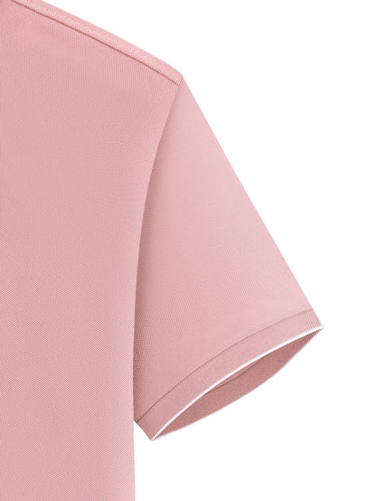Y1013.46-30.48 cm Black, Navy Blue, Pink, And Beige, Featuring CKZM Graphic Prints, High-End Breathable Golf Shirts, Men'S Tops, Casual V-Neck T-Shirts for Men, Summer Short Sleeves, Men'S POLO Shirts, Men'S Clothing, with a - ayq