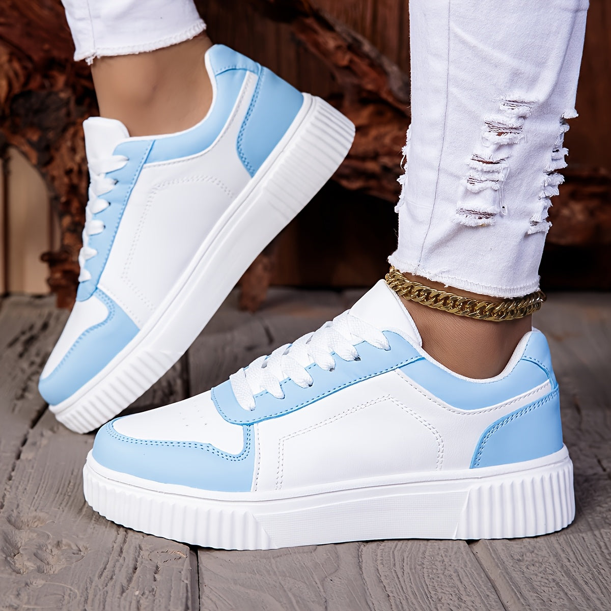 Teen Lace-Up Casual Sneakers with Tassel Detail