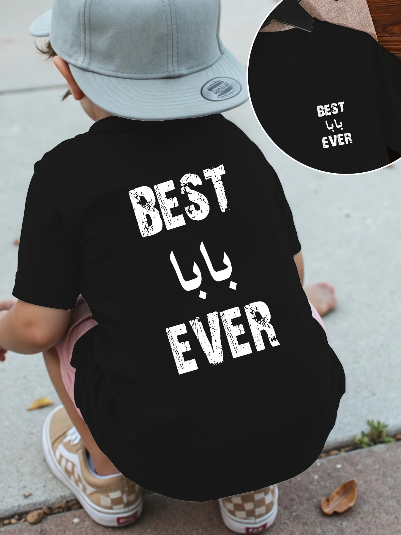 Boys' Casual Cotton Crew Neck Short Sleeve T-Shirt Spring/Summer
