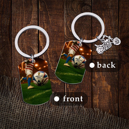 FIFA World Cup 2026 Soccer Keychain Football Player Design