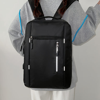 Three-piece minimalist computer backpack set, consisting of a lightweight shoulder bag, chest bag, and wallet, suitable for daily commuting and business use