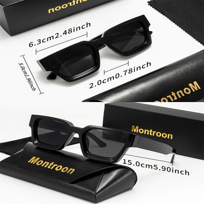 Vintage Square Frame Minimalist Polycarbonate Glasses