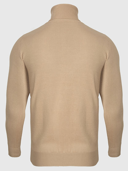 Men's Autumn/Winter High-Neck Sweater, Men's Winter High-Neck Pullover Knit Sweater, Men's Winter Clothing, Men's Sweater, Christmas Sweater, Men's Christmas Sweater, Winter Men's Apparel, New Year's Apparel, Men's Christmas