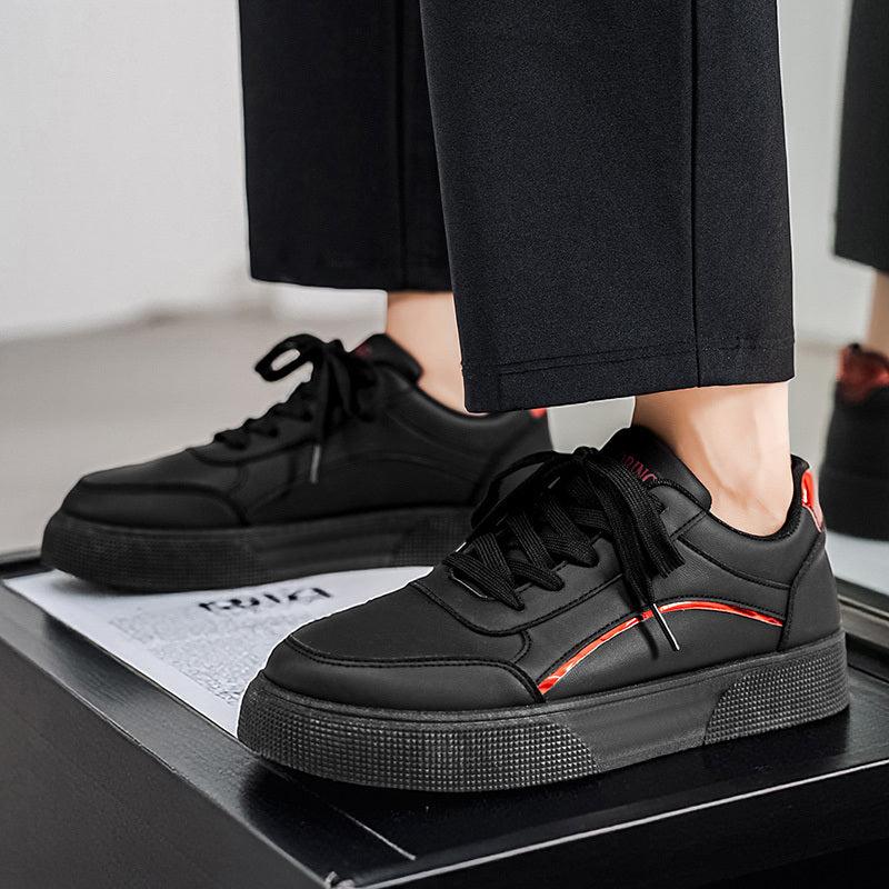 Men'S Casual Sneakers with a Easy And Versatile Thick Sole, Perfect for Daily Commuting And Comfort. Fashionable Low-Top Casual Shoes That Elevate Height, Easy to Maintain with a Upper, Trendy Footwear for Men - ayq