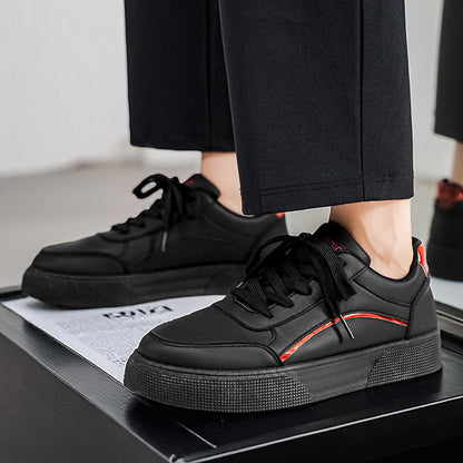 Men'S Casual Sneakers with a Easy And Versatile Thick Sole, Perfect for Daily Commuting And Comfort. Fashionable Low-Top Casual Shoes That Elevate Height, Easy to Maintain with a Upper, Trendy Footwear for Men - ayq