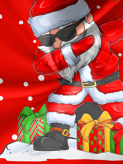 Christmas Santa Boy Fashion 3D Printed Casual Pullover Sweatshirt Spring Autumn Long Sleeve Sports Shirt, Regular Fit for Boys A 5 and Up; Outdoor Singing Shirt and Pants Set for Boys, Perfect for Outdoor