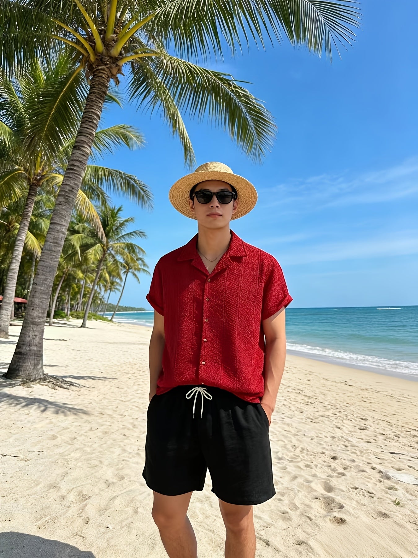 Men's Casual 2-Piece Jersey Set with Breathable Fabric