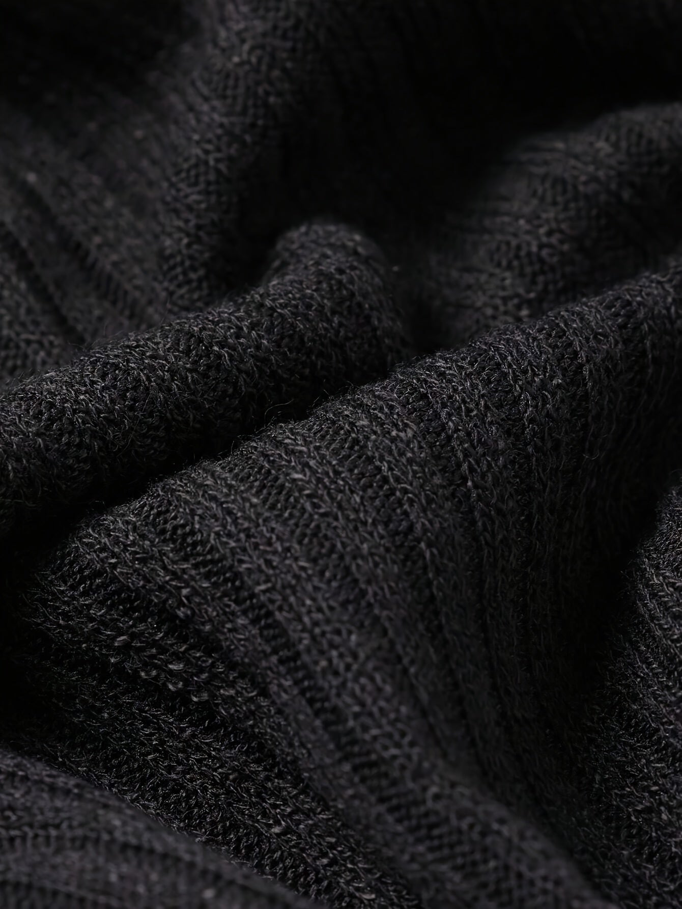 Men'S Long-Sleeve Sweatshirt for Autumn And, Featuring a High Collar, Knitted Design, Casual And Stylish for Outerwear