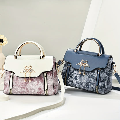 New Stylish Women'S Handbag, Fashionable Tote, Shoulder And Crossbody Bag, Fresh Design for Ladies