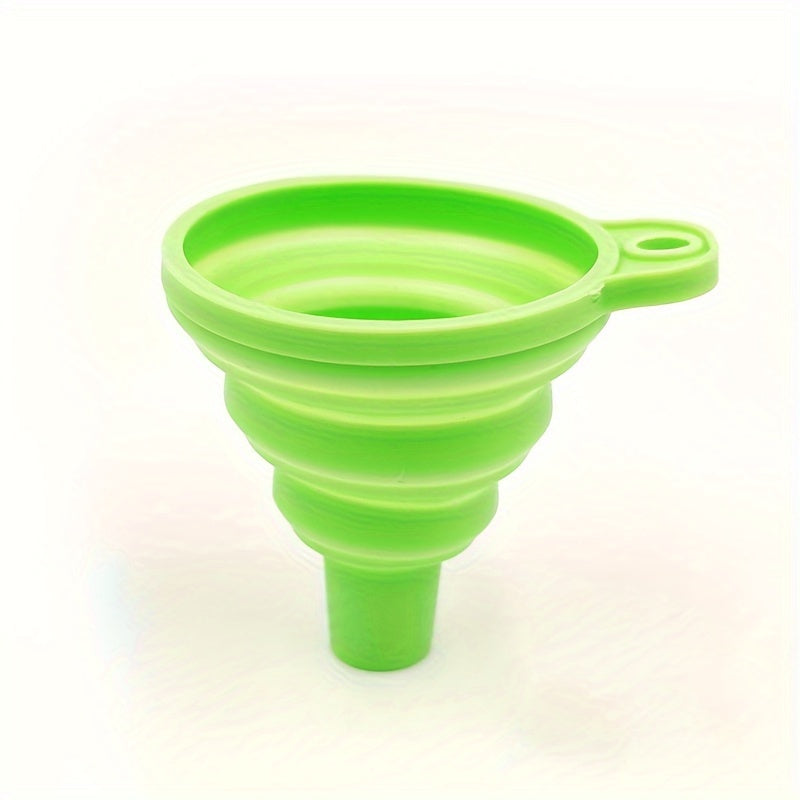 1pc, Multi Functional Outdoor And Household Funnels, Expandable And Portable Foldable Funnels, Space Saving Dispensers Suitable For All Liquid Dispensers, Perfect For Kitchens And Outdoor Small Tools Kitchen Accessories