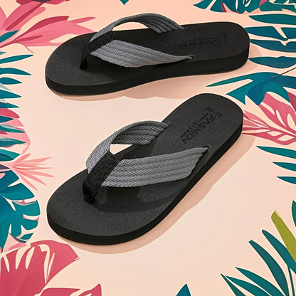 Men's Summer Beach Slippers with Durable EVA Sole