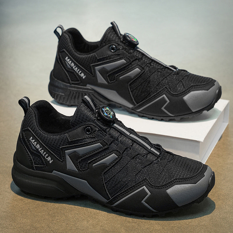 Men's Lightweight Trail Running Sneakers with Breathable Fabric