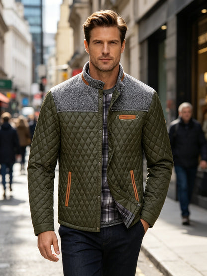 Men's Lightweight Warm Polyester Baseball Jacket for Hunting