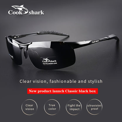 Men's Polarized Driving Glasses Magnesium Alloy Frame UV Resistant