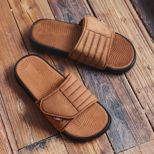 Comfortable All-Season Microfiber Couple's Casual Slippers - ayq