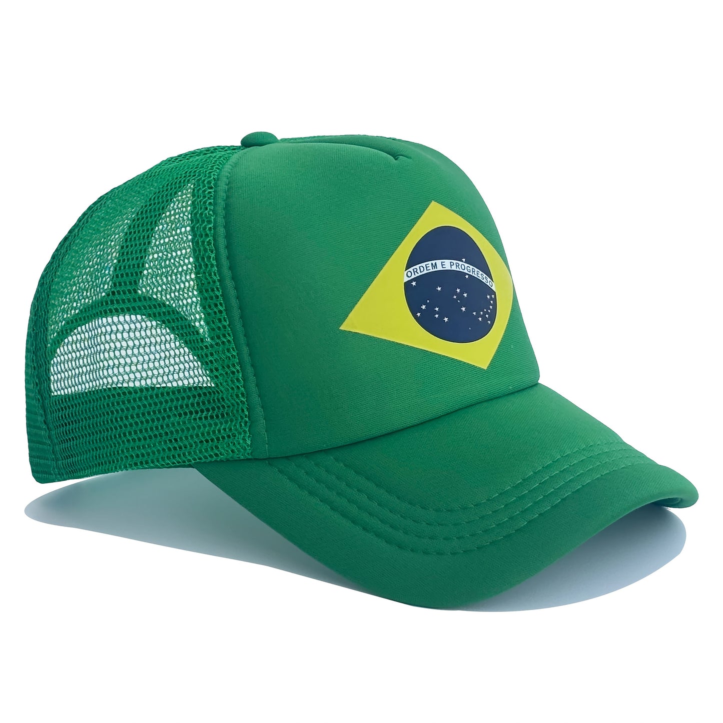 Women's Brazil Football Cap for Outdoor Sports Events