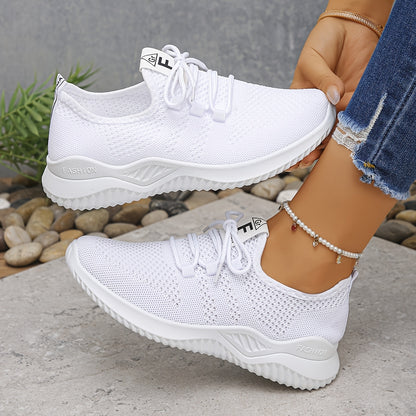 Women's Breathable Mesh Running Shoes Lightweight Wide Fit